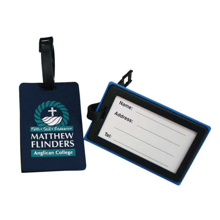 Custom PVC Luggage Tag - Original Rectangle DesignCorporate Promotional ...