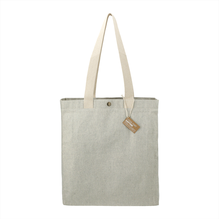 Picture of Repose 10oz Recycled Cotton Box Tote w/Snap