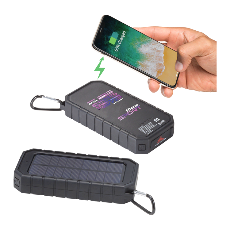 Picture of High Sierra® IPX 5 Solar Fast Wireless Power Bank