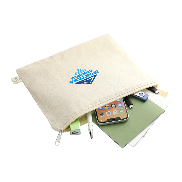 Picture of Organic Cotton Flat Travel Pouch