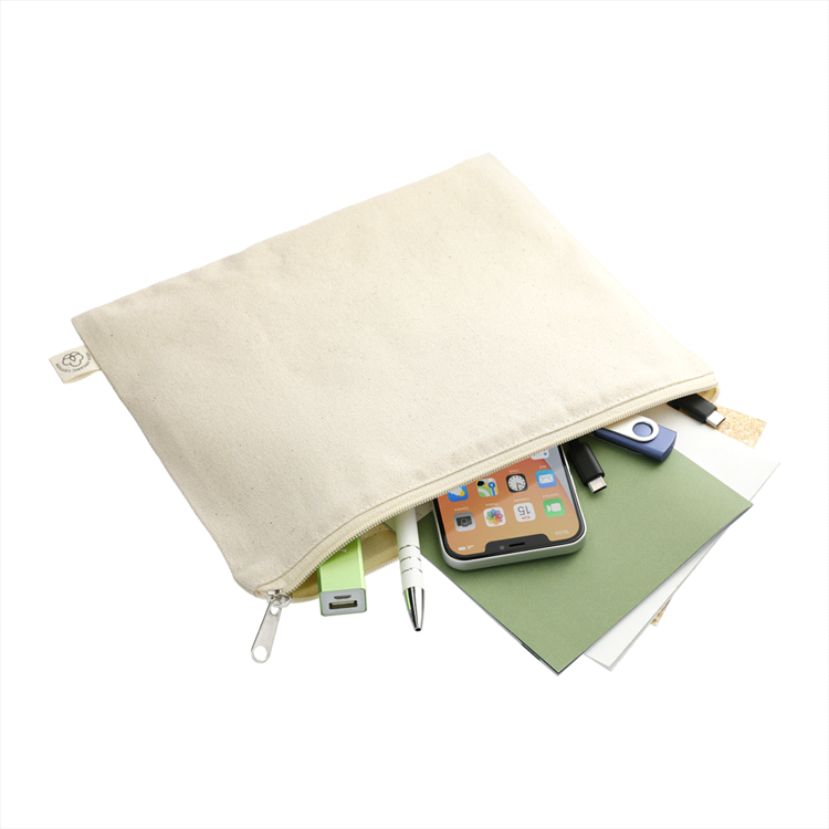 Picture of Organic Cotton Flat Travel Pouch