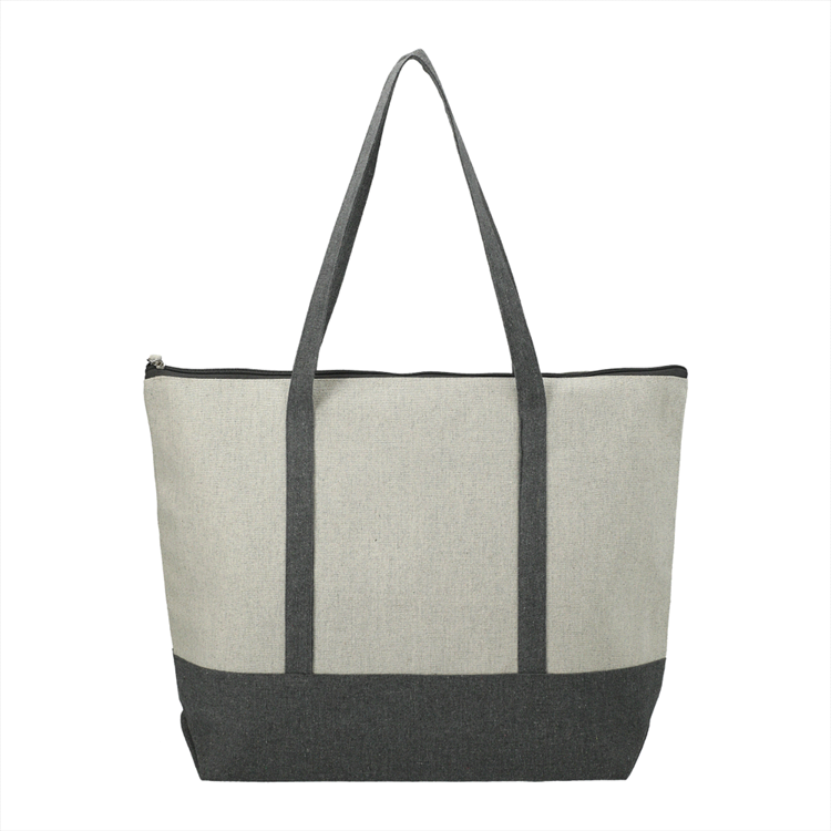 Picture of Repose 10oz Recycled Cotton Zippered Tote