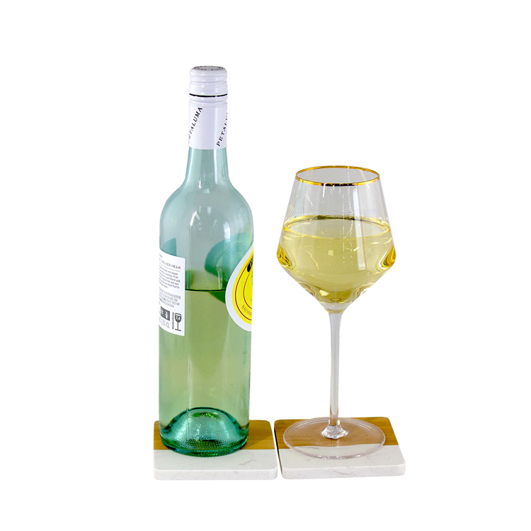 Picture of Gold Rim Wine Glass Set 400ml