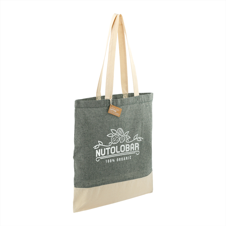 Picture of Split Recycled 150ml Cotton Twill Convention Tote