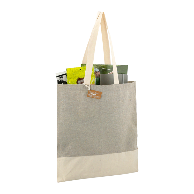 Picture of Split Recycled 150ml Cotton Twill Convention Tote