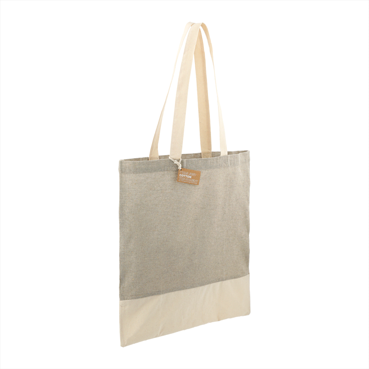 Picture of Split Recycled 150ml Cotton Twill Convention Tote