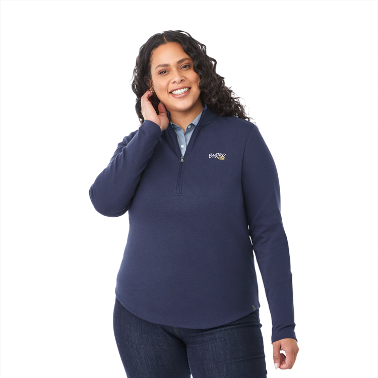 Picture of Rigi Eco Knit Quarter Zip - Womens