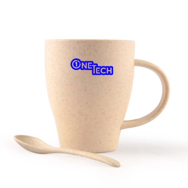 Picture of Avenue Wheat Fibre Cup and Spoon