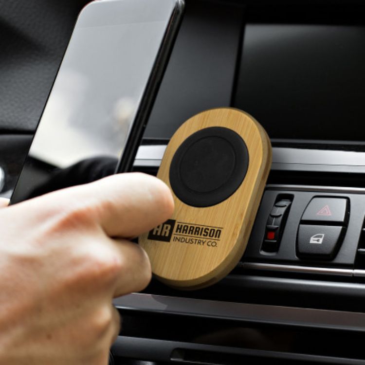 Picture of Bamboo Car Phone Holder