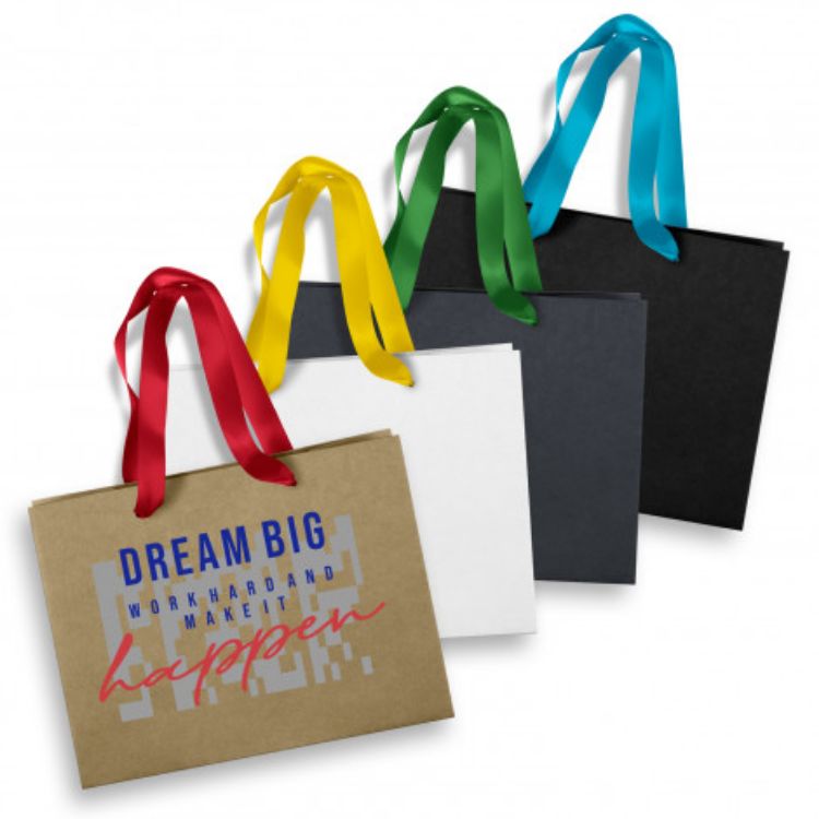 Picture of Medium Ribbon Handle Paper Bag