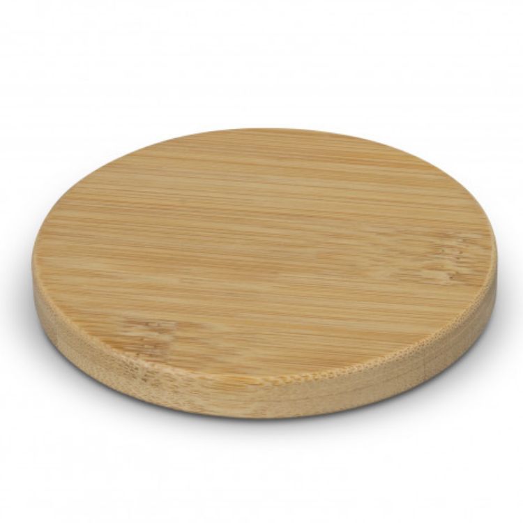 Picture of Bamboo Bottle Opener Coaster - Round