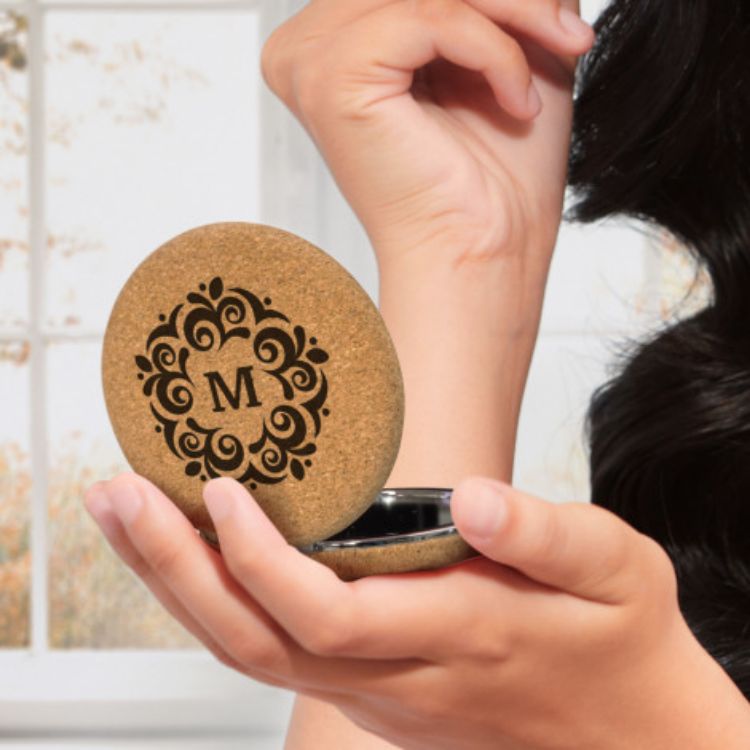 Picture of Cork Compact Mirror