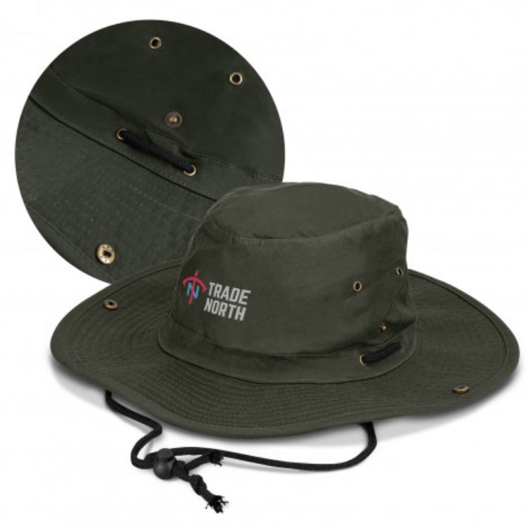 Picture of Oilskin Wide Brim Hat