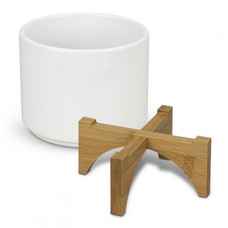 Picture of Planter with Bamboo Base