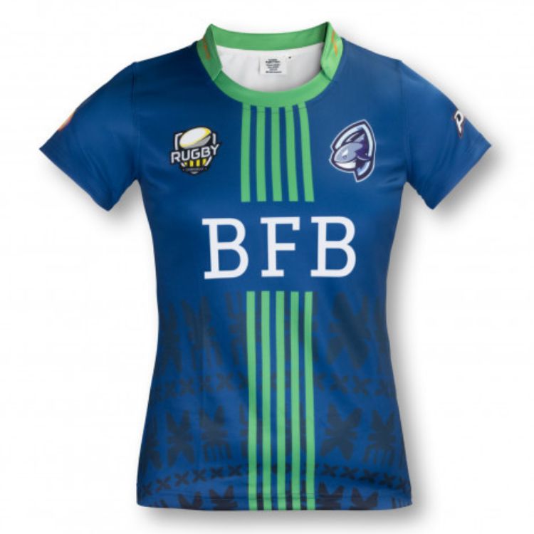 Picture of Custom Womens Rugby T-Shirt