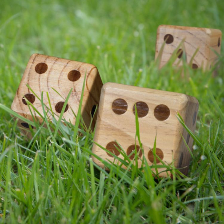 Picture of Wooden Yard Dice Game