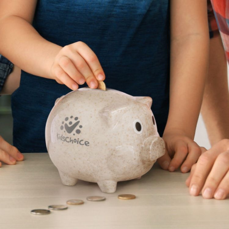 Picture of Piggy Bank - Natural