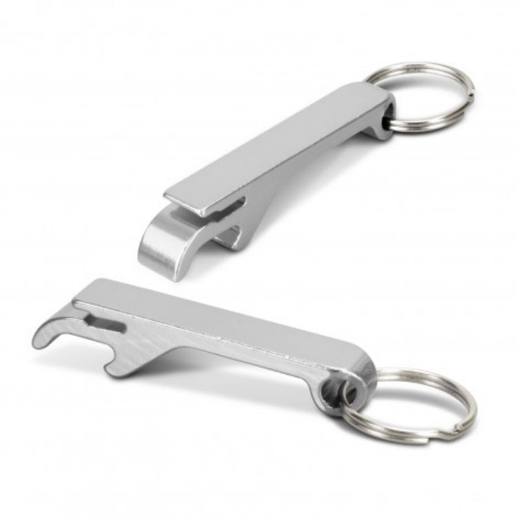 Picture of Snappy Metal Bottle Opener Key Ring