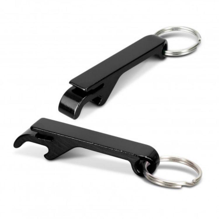 Picture of Snappy Metal Bottle Opener Key Ring