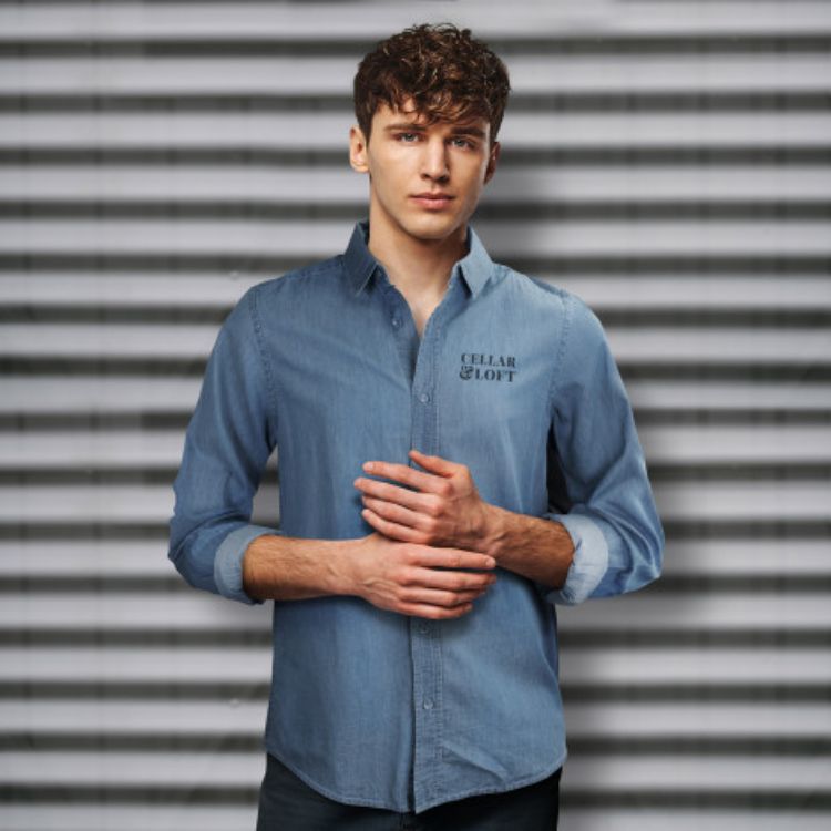 Picture of TRENDSWEAR Chester Men's Denim Shirt