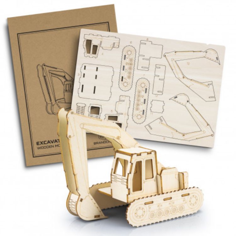 Picture of BRANDCRAFT Excavator Wooden Model