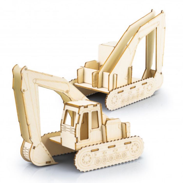 Picture of BRANDCRAFT Excavator Wooden Model