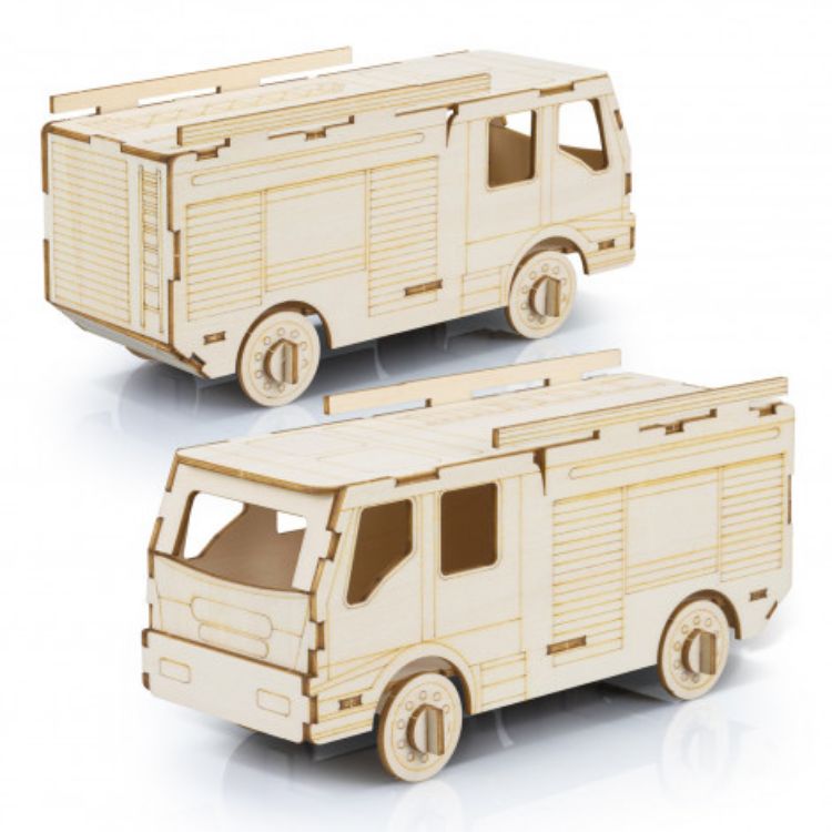 Picture of BRANDCRAFT Fire Truck Wooden Model