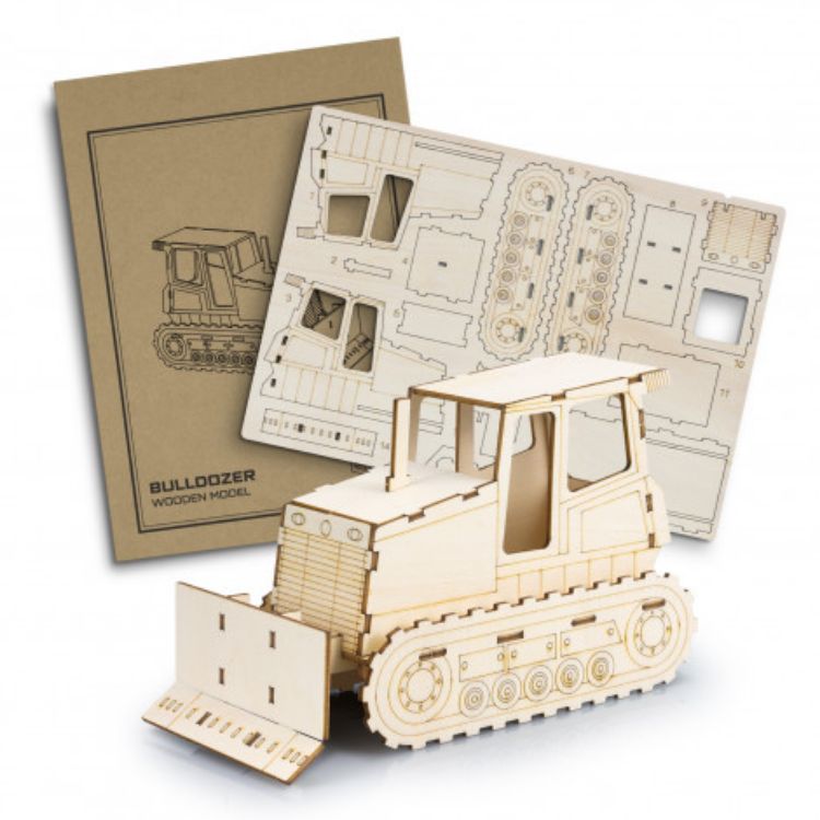 Picture of BRANDCRAFT Bulldozer Wooden Model