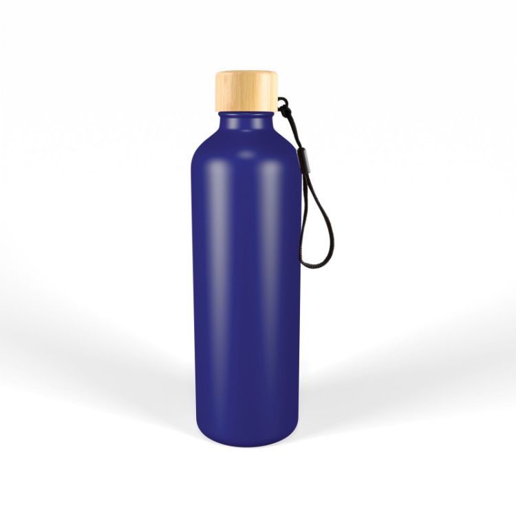 Picture of Gelato Aluminium Drink Bottle with Bamboo Lid