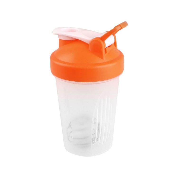 Picture of BPA Free Fitness Shaker Bottle with Loop 400ml