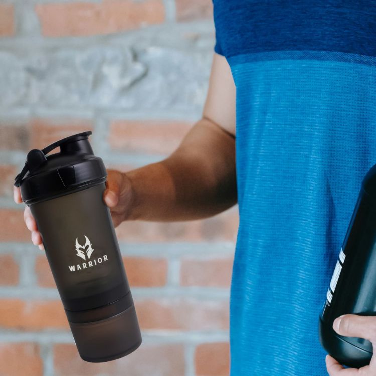 Picture of 500ml 3 in 1 Fitness Protein Shaker Bottle