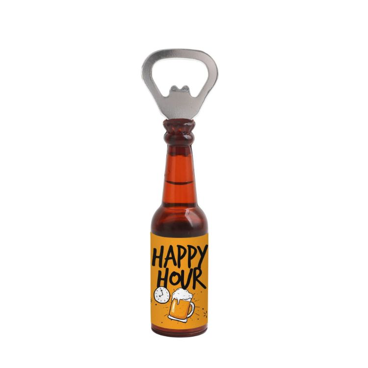 Picture of Bottle Shaped Opener with Fridge Magnet