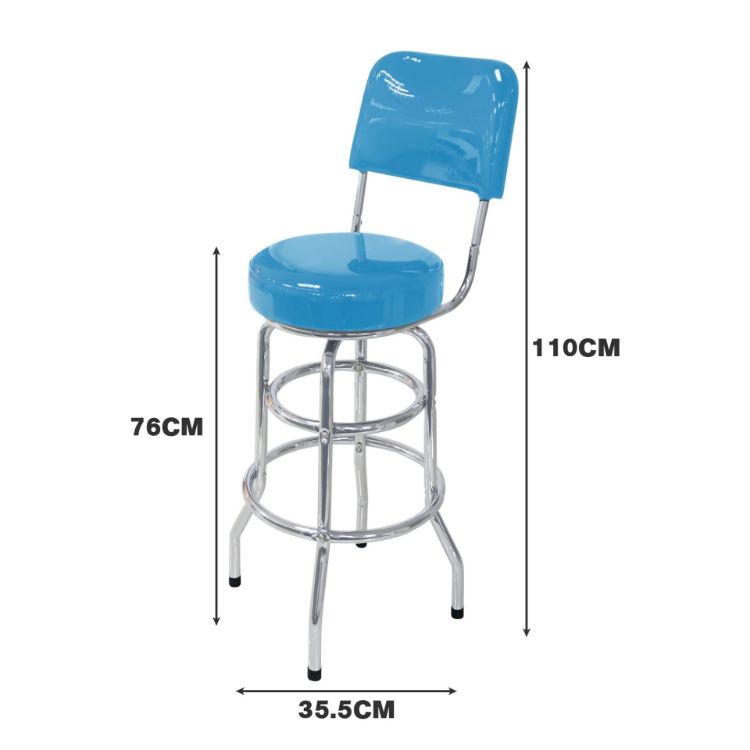 Picture of Bar stool with back