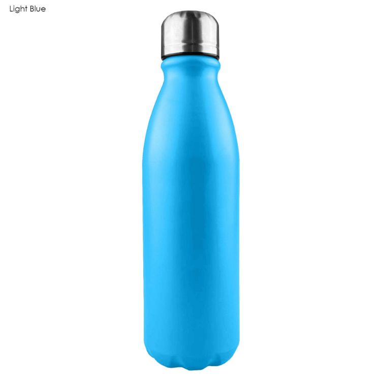 Picture of Komo Shiny Aluminium Drink Bottle Single Wall