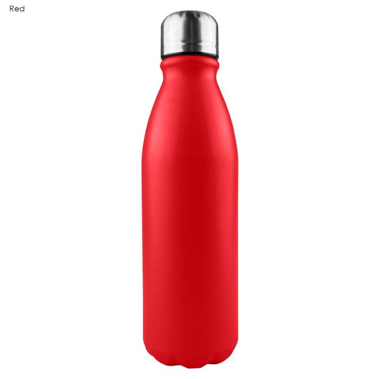 Picture of Komo Shiny Aluminium Drink Bottle Single Wall