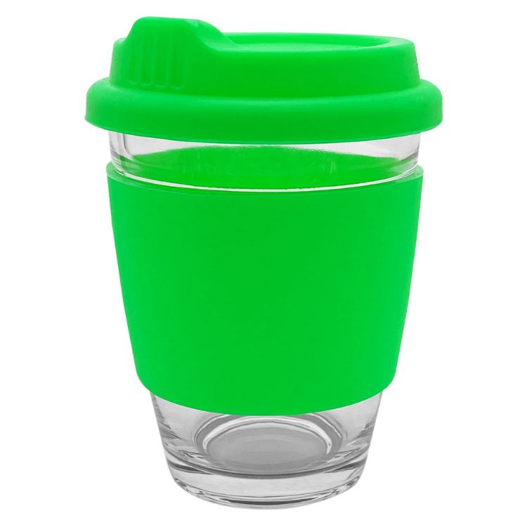 Picture of Carlo Glass Coffee Cup – Silicone Band