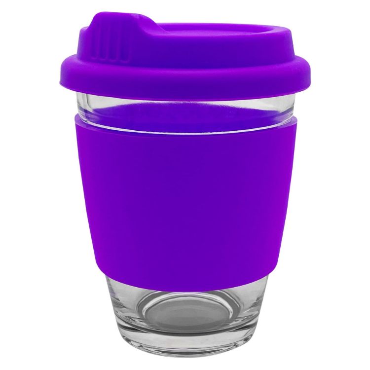 Picture of Carlo Glass Coffee Cup – Silicone Band