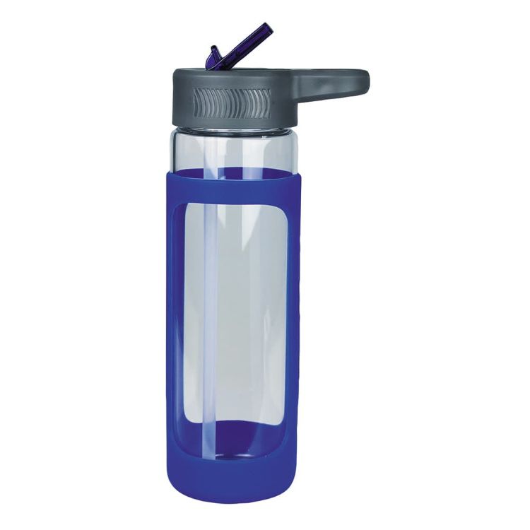 Picture of Glass Bottle with Silicone Cover 600ml