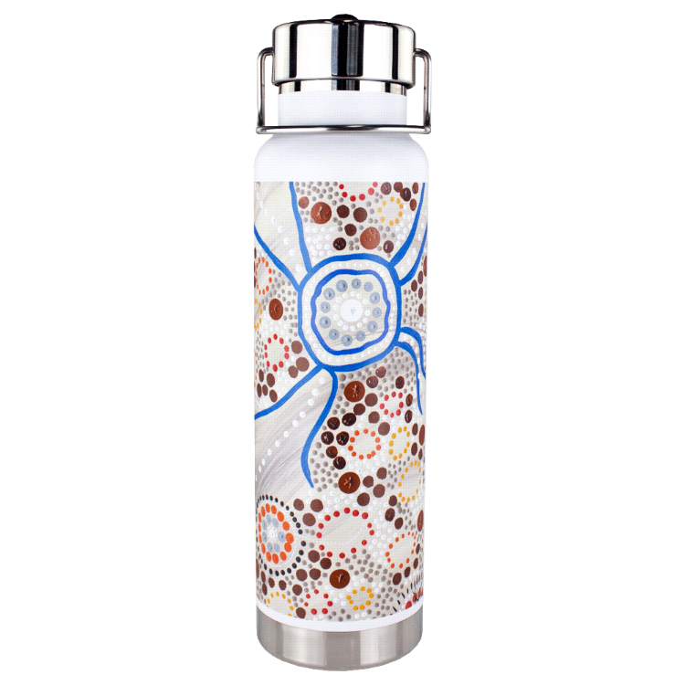 Picture of Thor Copper Vacuum Insulated Bottle 740ml Straw Lid