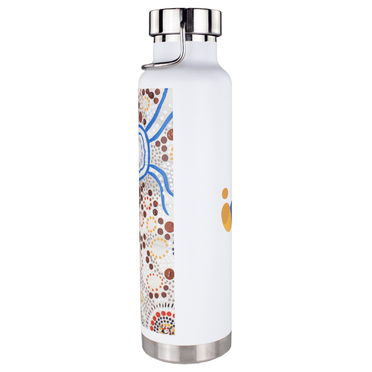 Picture of Thor Copper Vacuum Insulated Bottle with Digital Rotary Print - 650ml