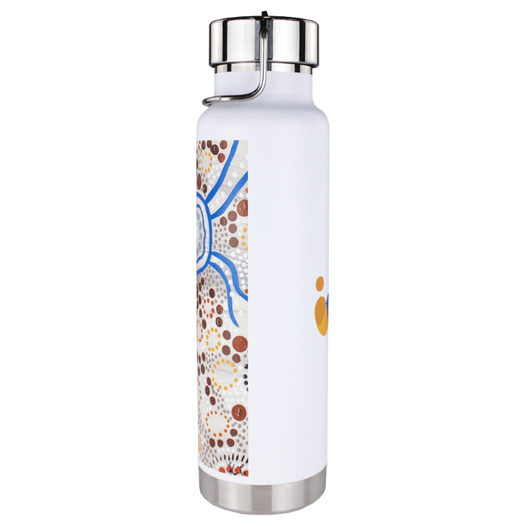 Picture of Thor Copper Vacuum Insulated Sipper Bottle with Digital Rotary Print - 740ml