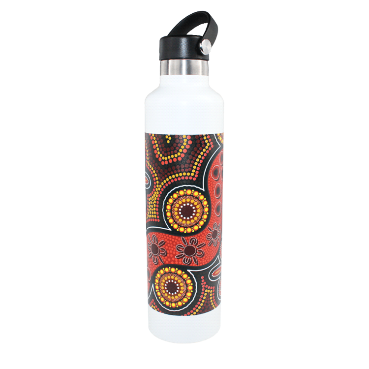 Picture of The Tank Stainless Steel Drink Bottle with Rotary Digital Print - 1L