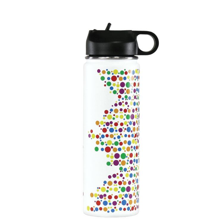 Picture of Trekk Stainless Drink Bottle with Rotary Digital Print - 700ml